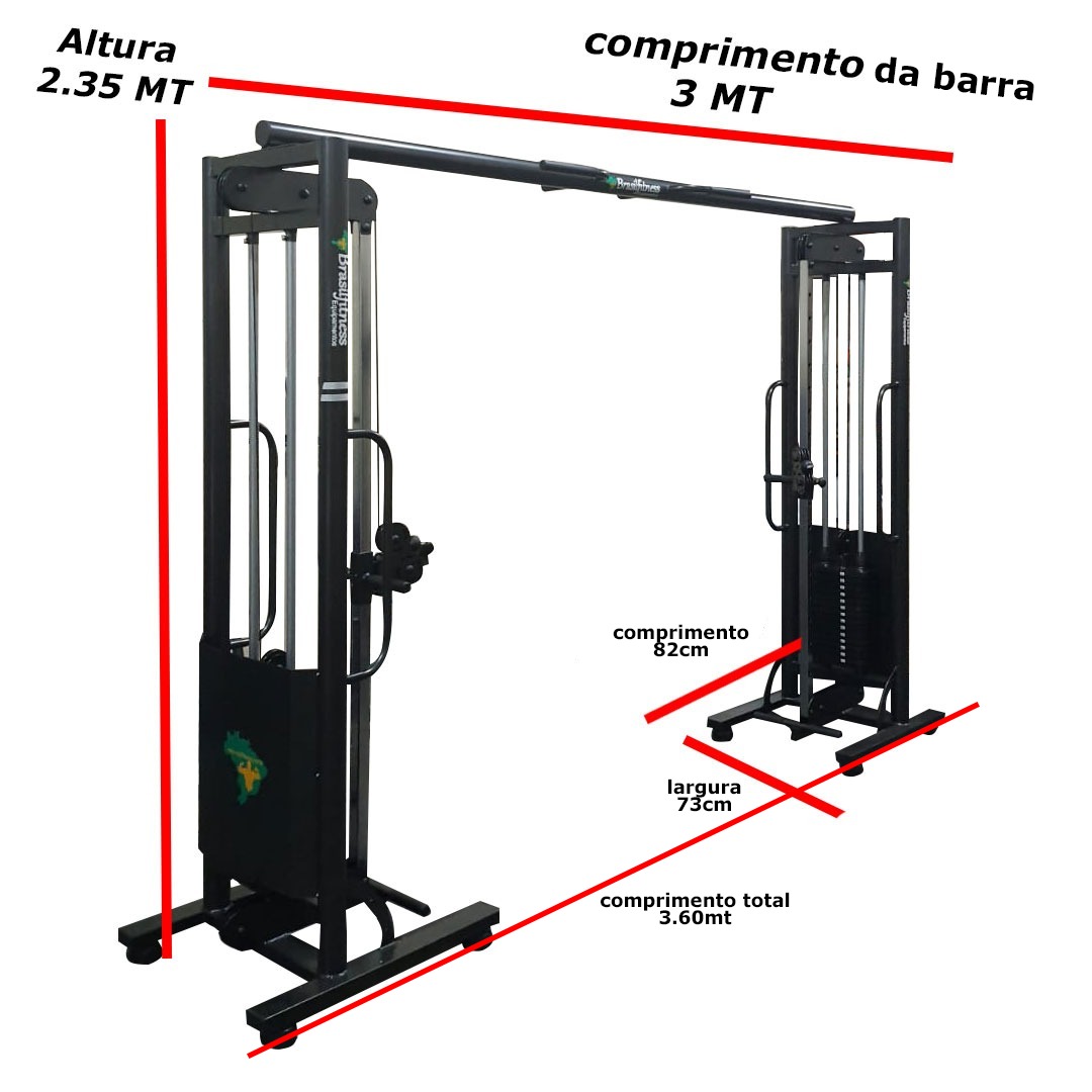 Kettlebell Dumbell Pintado 24kg Musculação Funcional Sumô Cor Preto